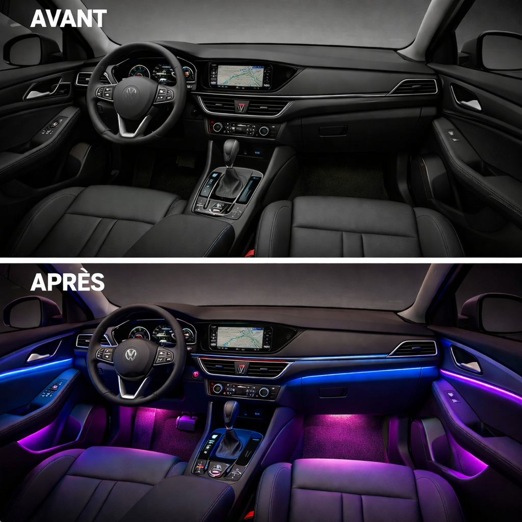 Installation de lumière d’ambiance LED