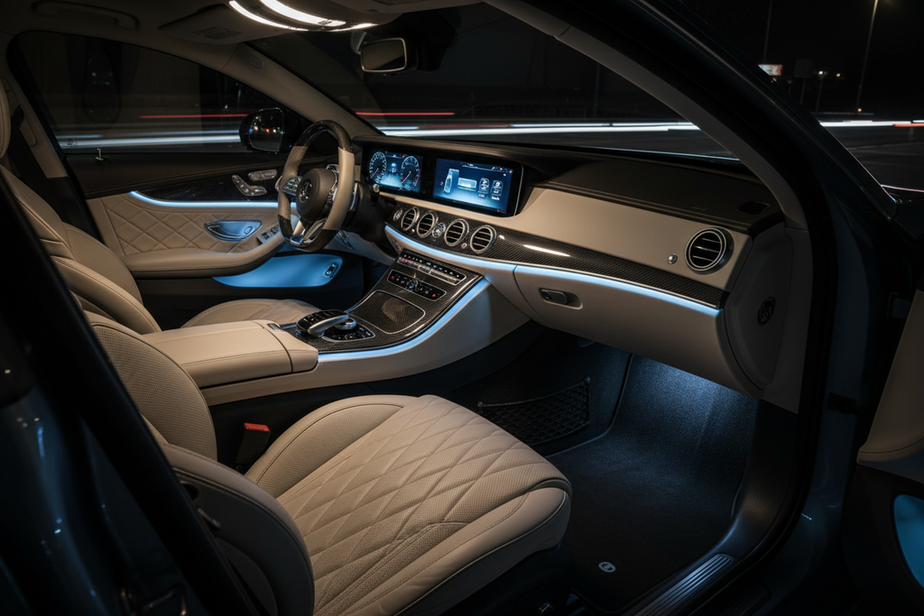 Installation de lumière d’ambiance LED