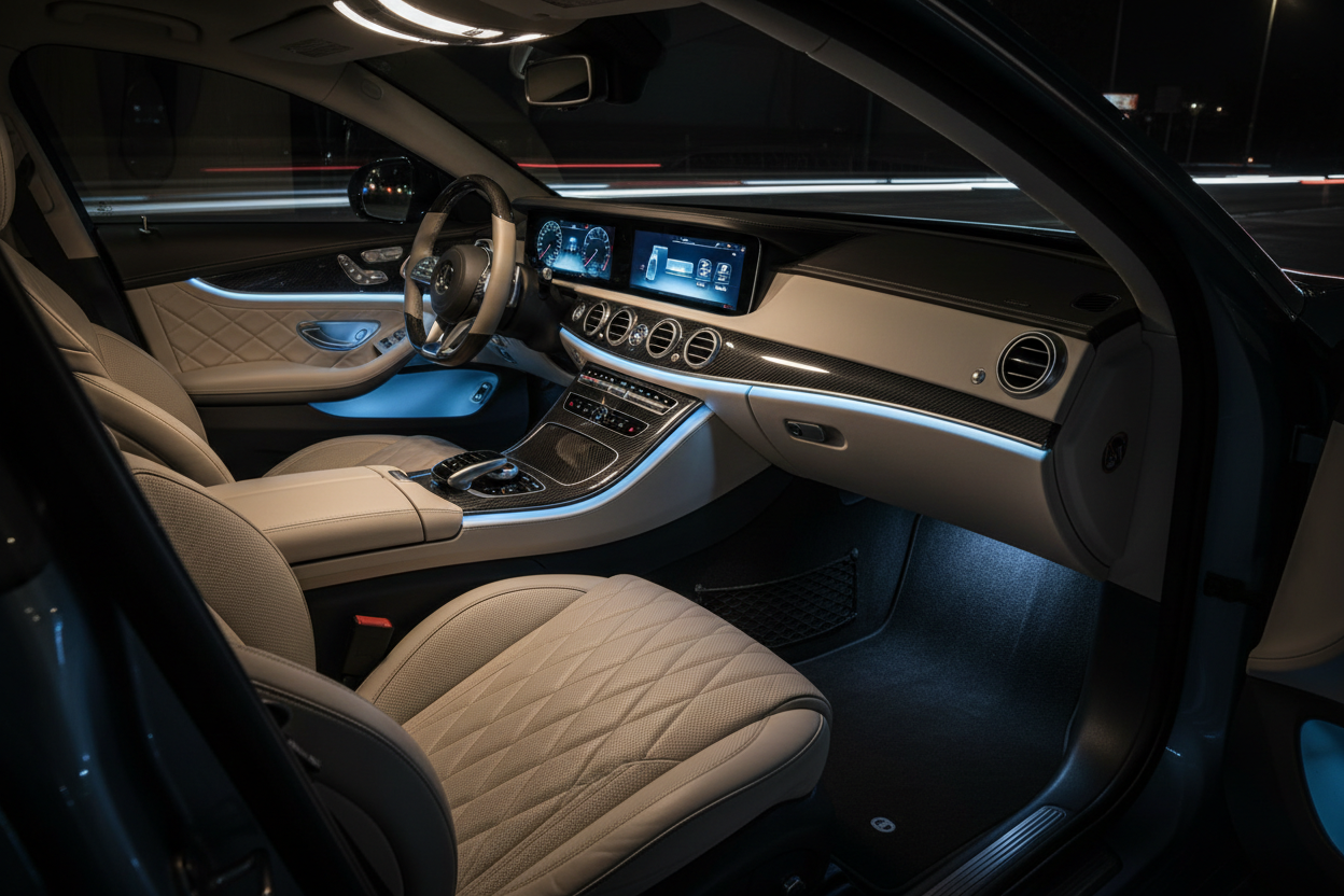 Installation de lumière d’ambiance LED